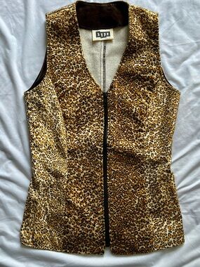 Hype Vintage Leopard Vest